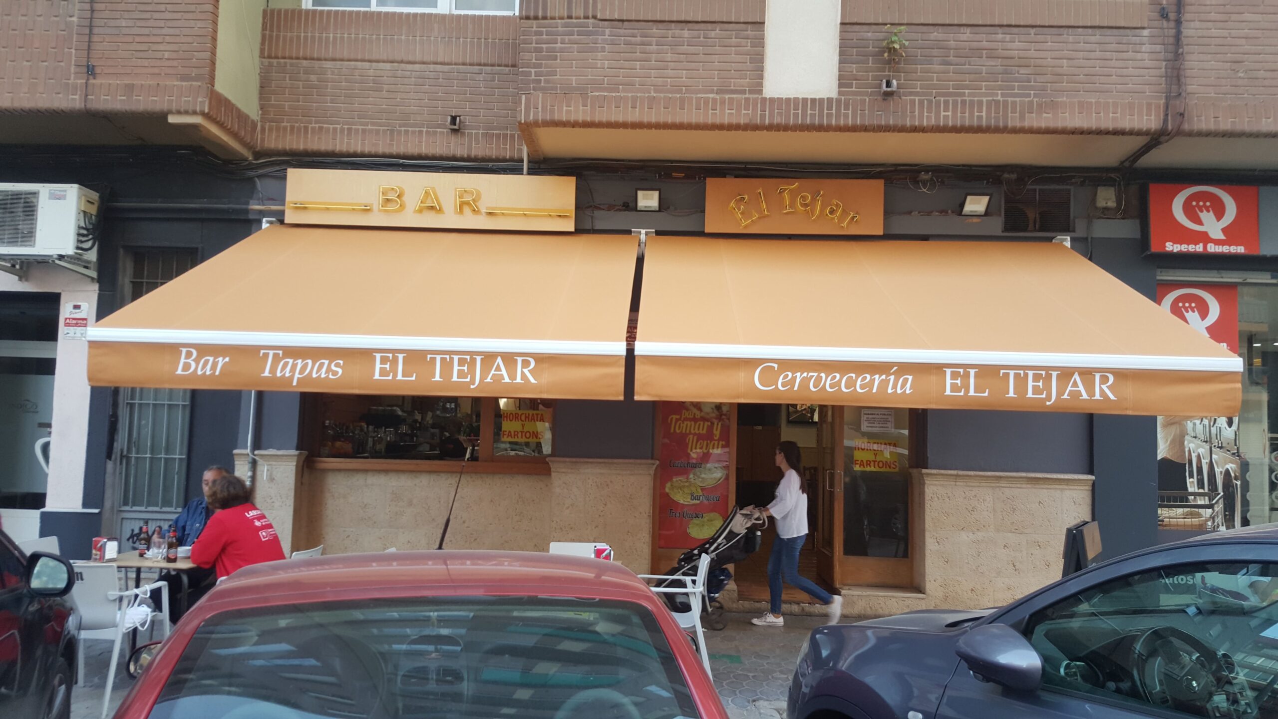 Toldo para comercio