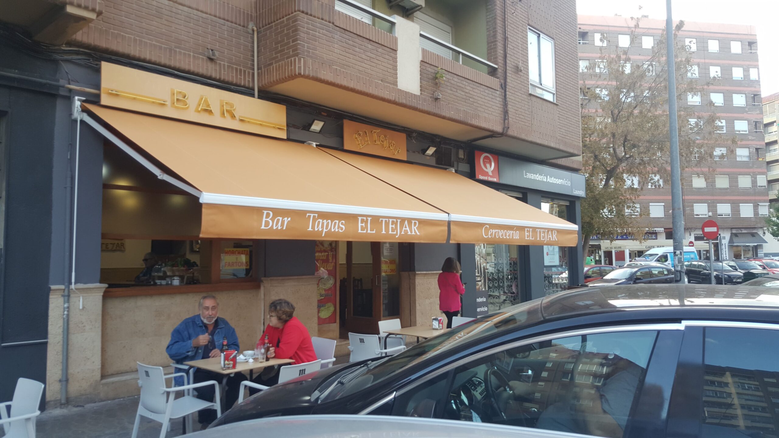Toldo para comercio