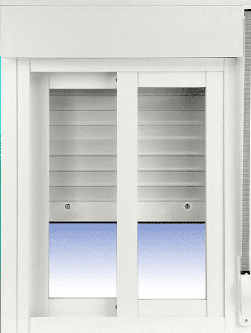 Persianas en ventana