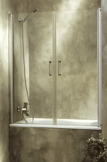 Mamparas de baño en tono grises