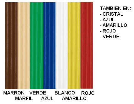 Cortina de colores